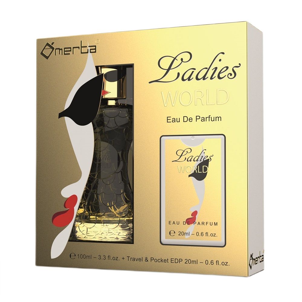 SET OMERTA Ladies Worls EDP spray 100ml + EDP spray 20ml