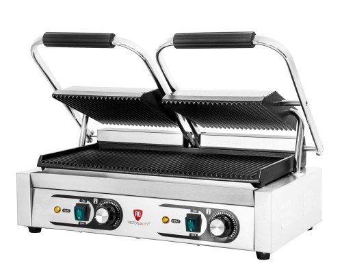 Kontakt grill podwójny ryflowany Resto Quality 3,6 kW 230 V RQK813A Resto Quality
