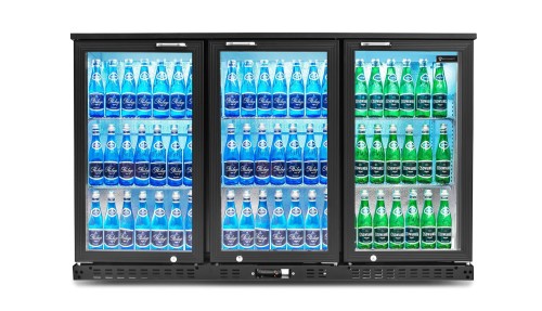 Barowa szafa chłodnicza chłodziarka podblatowa RQ-330HC 3-drzwiowa drzwi skrzydłowe 318l Resto Quality