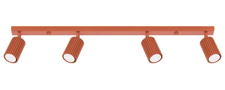 Czteropunktowa lampa w kolorze ochra - D303 H0-L63