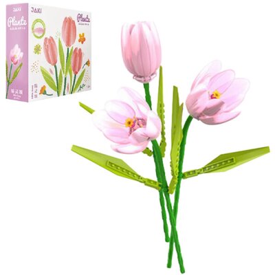 Klocki plastikowe QBI Fioletowy tulipan SA260508