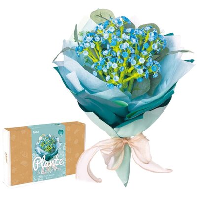 Klocki plastikowe QBI Seledynowy bukiet kwiatów SA260498