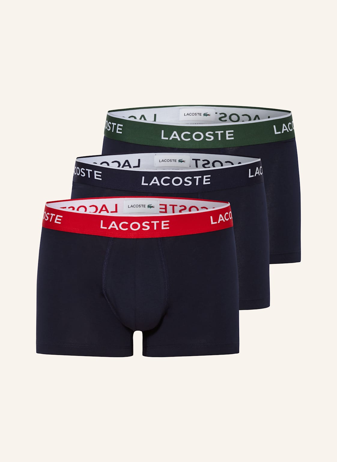 Lacoste Bokserki, 3 Szt. blau
