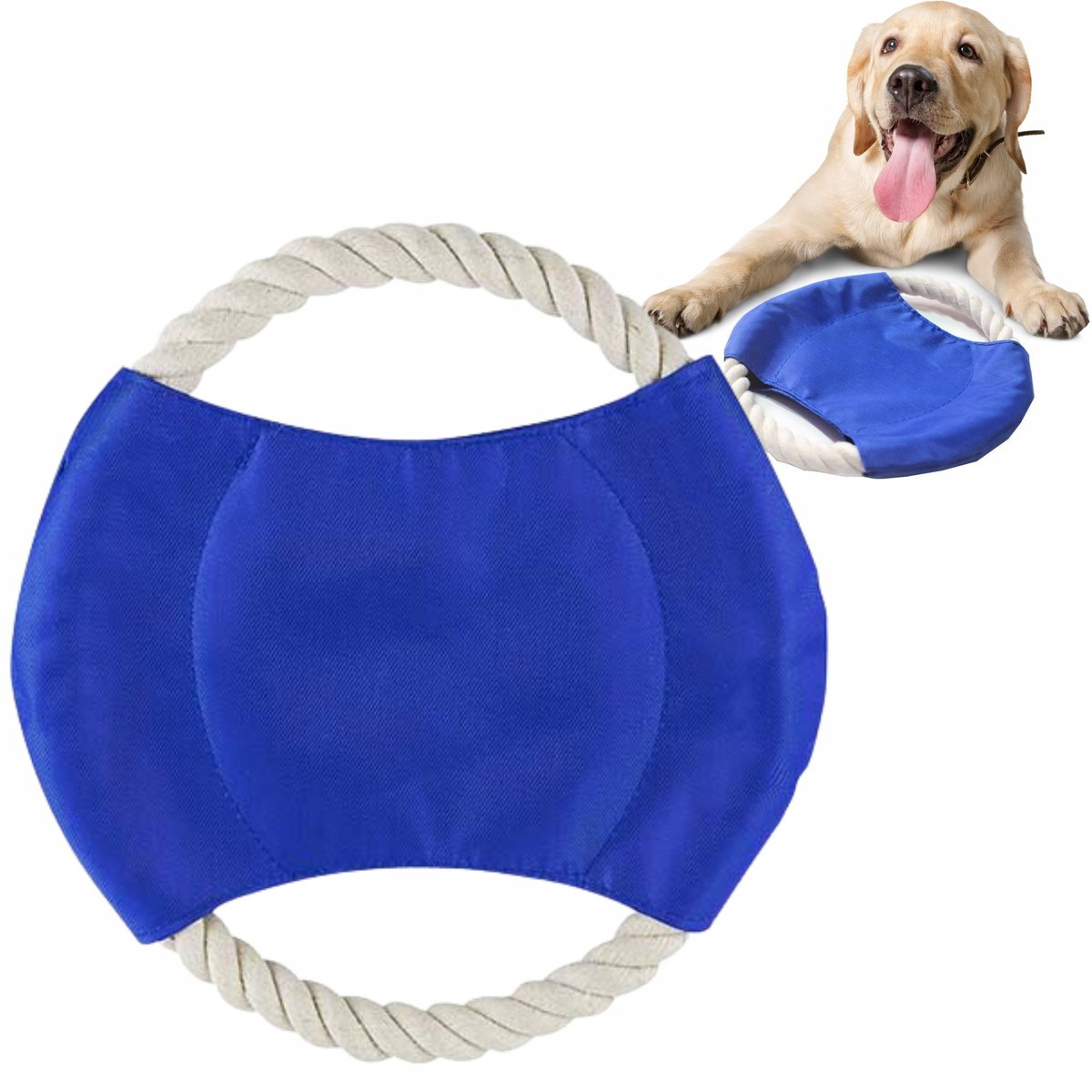 PETSTORY Zabawka Dla PSA Frisbee SZARPAK Gryzak DUŻY Wytrzymały Dysk 18 CM