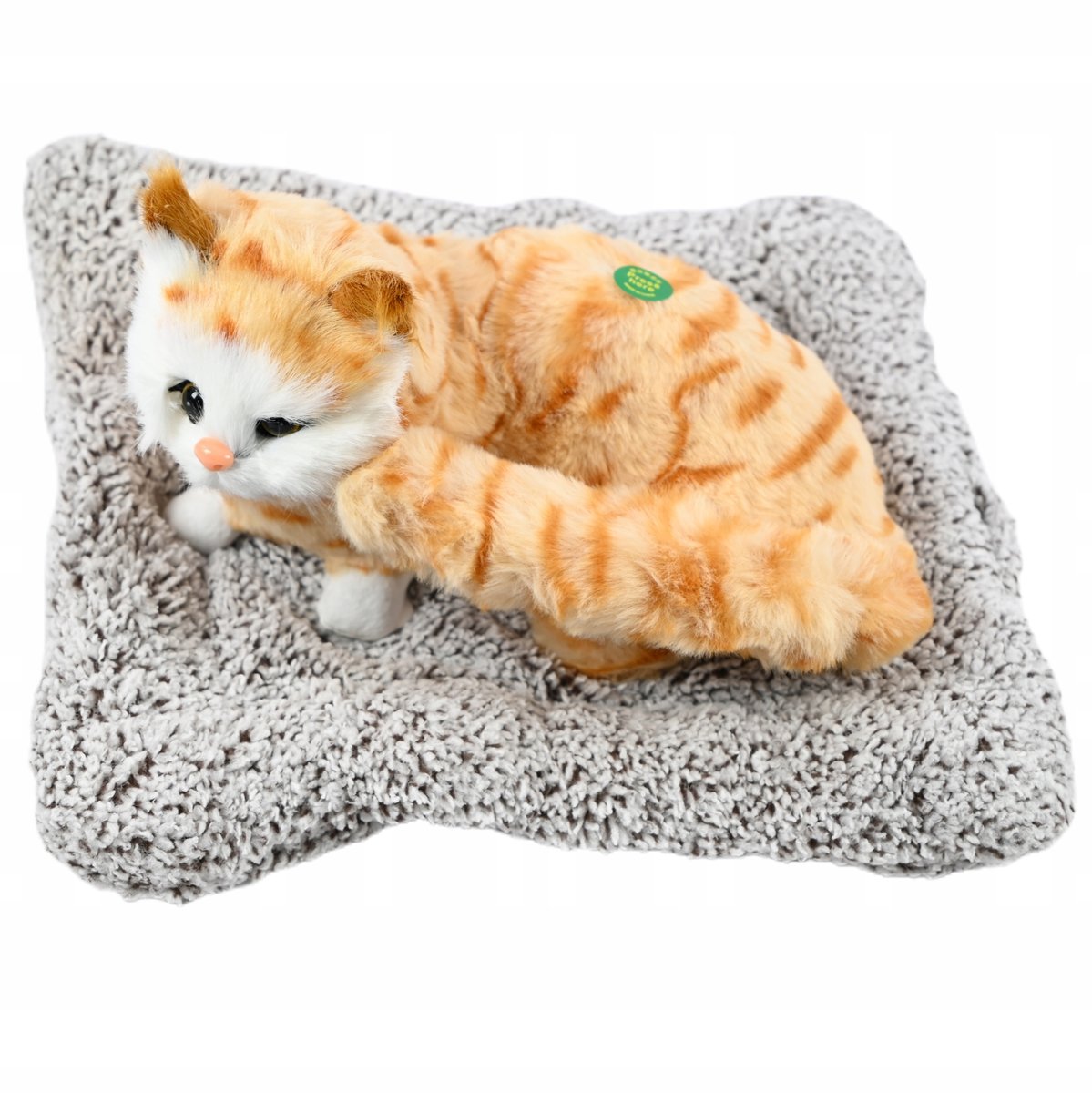 KOT NA PODUSZCE DEKORACJA DUŻA FIGURKA REALISTYCZNY KOTEK RÓŻNE WZORY