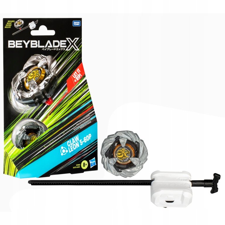 Beyblade X Claw Leon 5-60P UX Starter Pack Top i Launcher Hasbro G0193