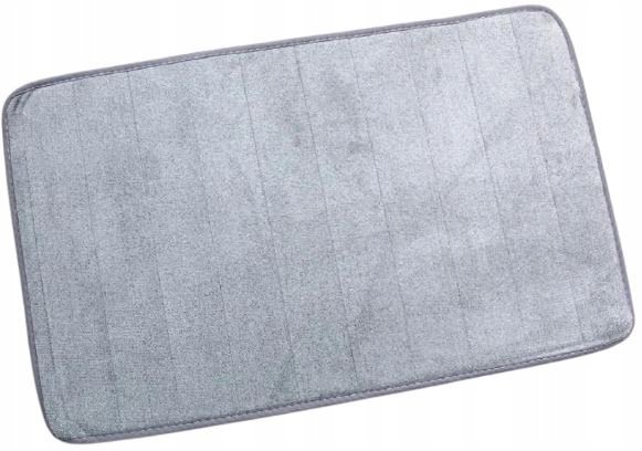 DYWANIK ŁAZIENKOWY wycieraczka chodnik szary 40x60