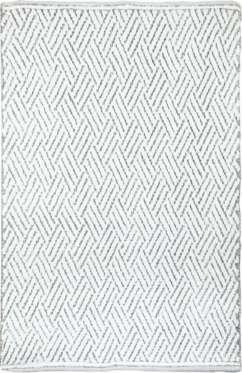 Kleine Wolke Switch Dwustronny dywanik łazienkowy ręcznie tkany 70x120 cm Macadamia beż i biały