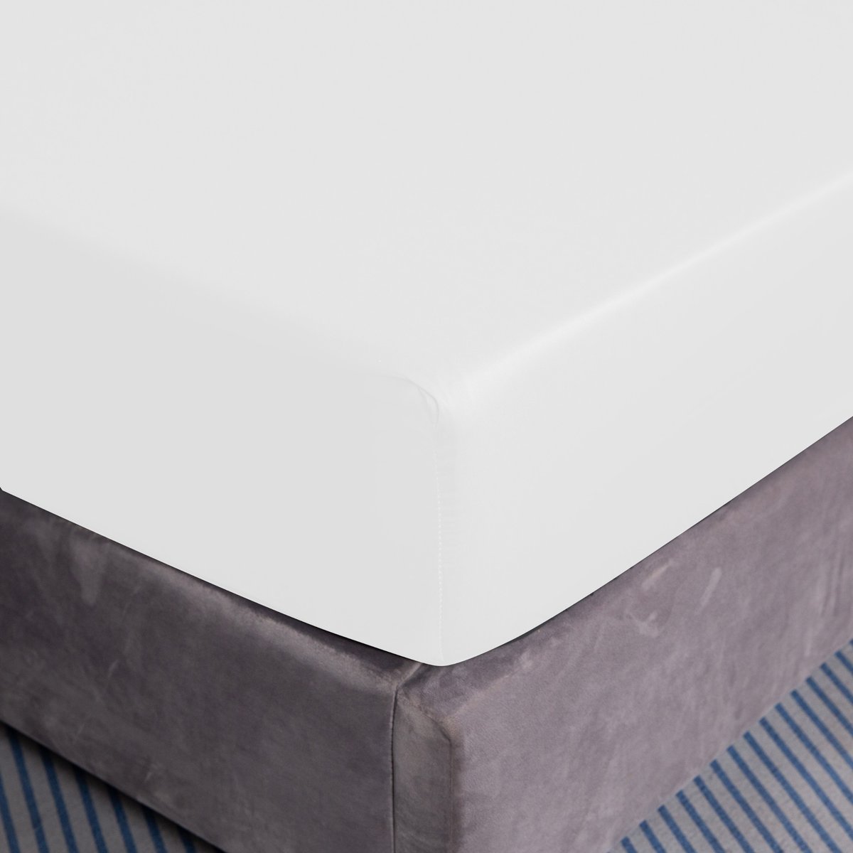 Prześcieradło Bawełniane Z Gumką 200X220+25 Ecru