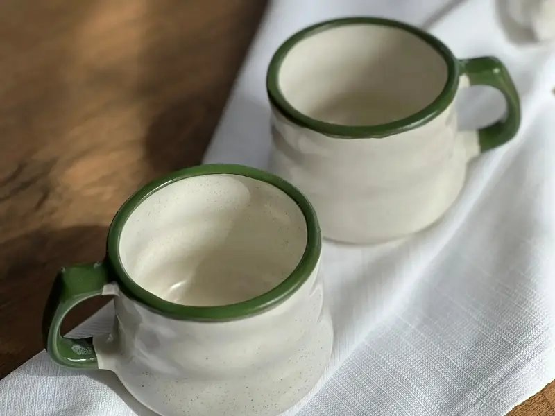 Filiżanka ceramiczna do kawy herbaty Olive 200ml