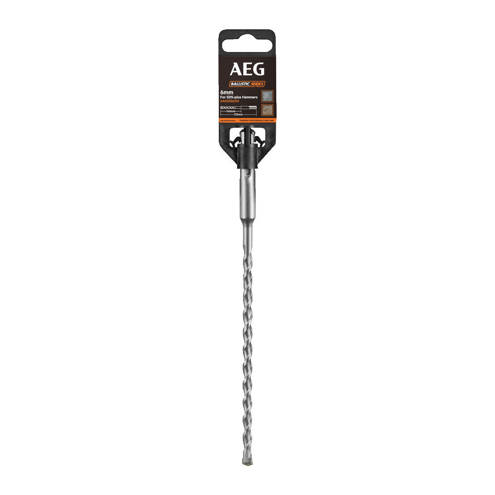 Wiertło do betonu 6 x 210mm SDS+ AEG AAKSDS6210