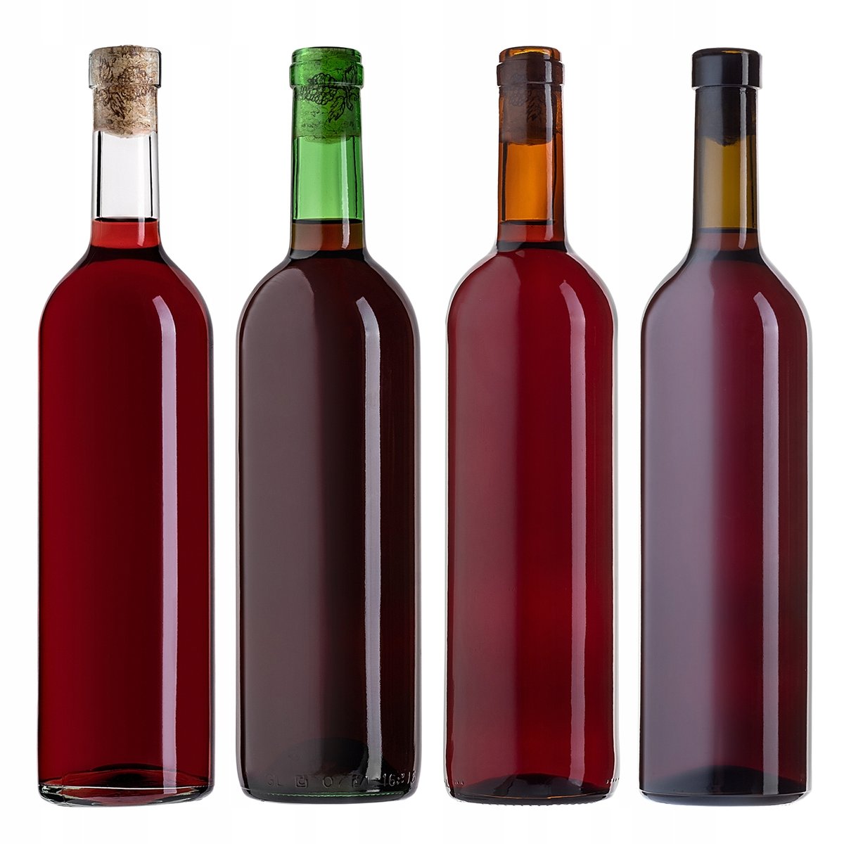 BUTELKI DO WINA NA WINO NALEWKI 750ml 0,75L BUTELKA SZKLANA 10szt Z KORKAMI