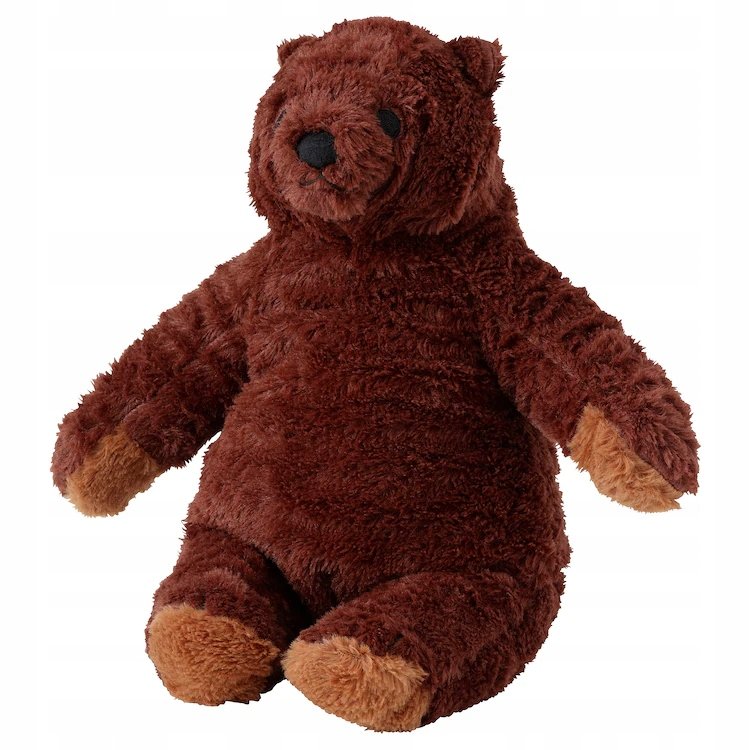 IKEA DJUNGELSKOG Pluszak, brązowy niedźwiedź, 28 cm