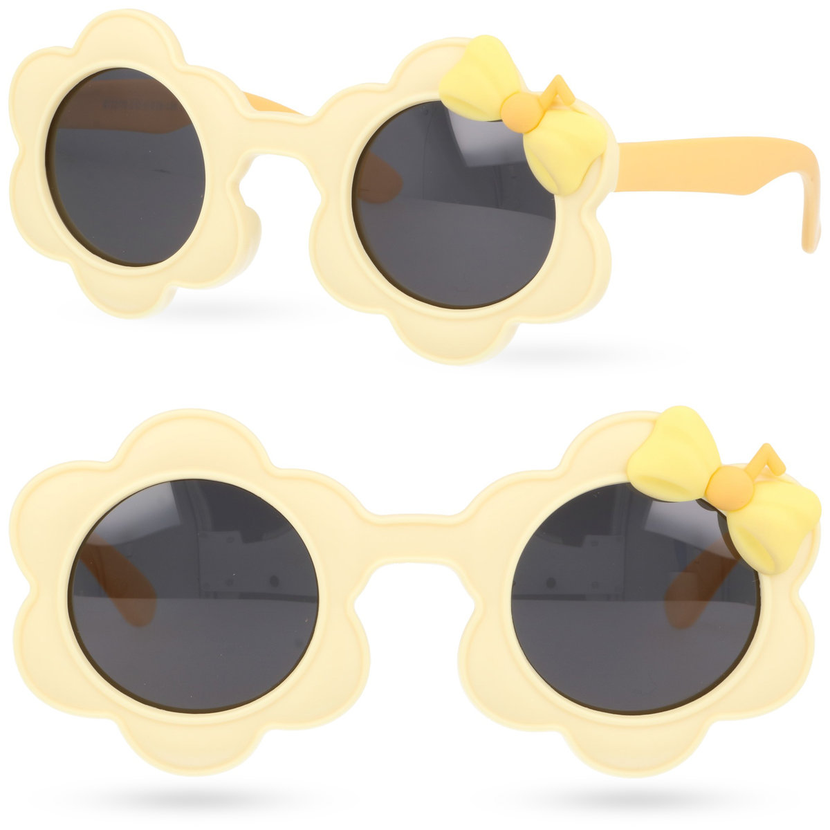 NIEŁAMLIWE Okulary przeciwsłoneczne dla dzieci dziecięce SUNFLOWER YELLOW