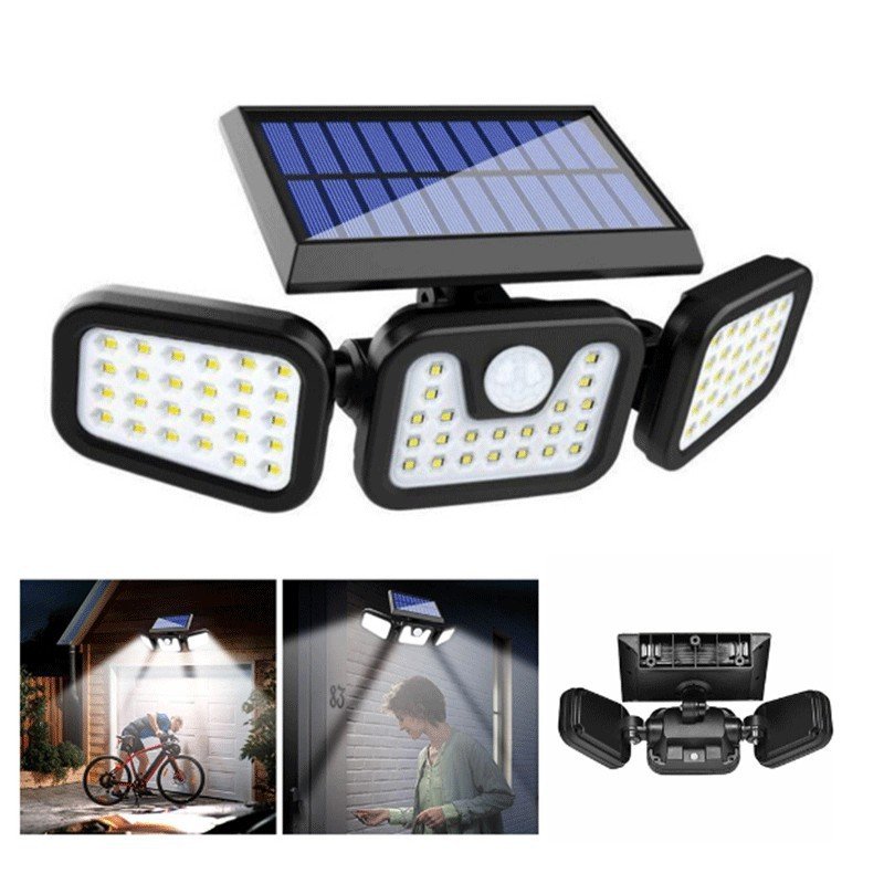 Lampa Solarna 3w1 LED z Czujnikiem Ruchu i Zmierzchu