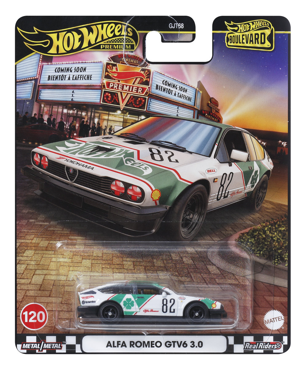 Hot Wheels Premium, Boulevard Alfa Romeo GTV6 3.0, JBL16
