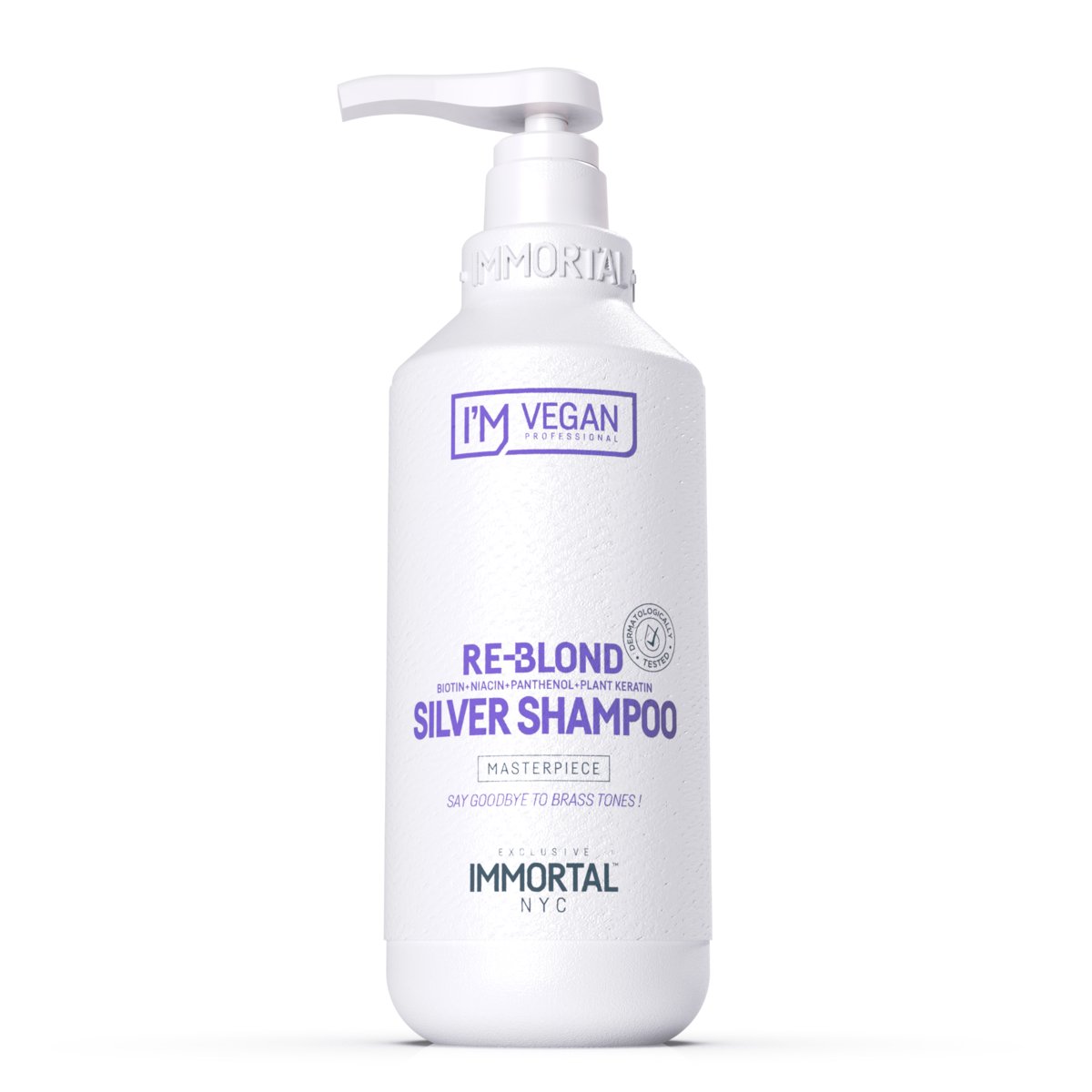 IMMORTAL Szampon do włosów blond RE-BOND SILVER - 500ml