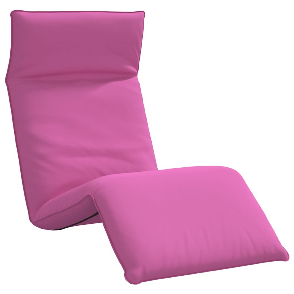 vidaXL Leżak składany różowy 175x54x8,5 cm Oxford Fabric