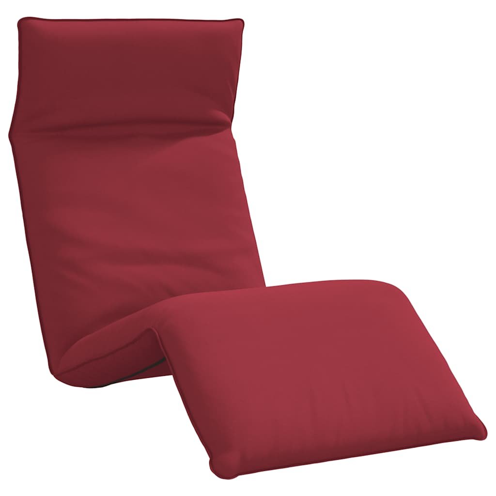 vidaXL Leżak składany wino czerwone 175x54x8,5 cm tkanina Oxford