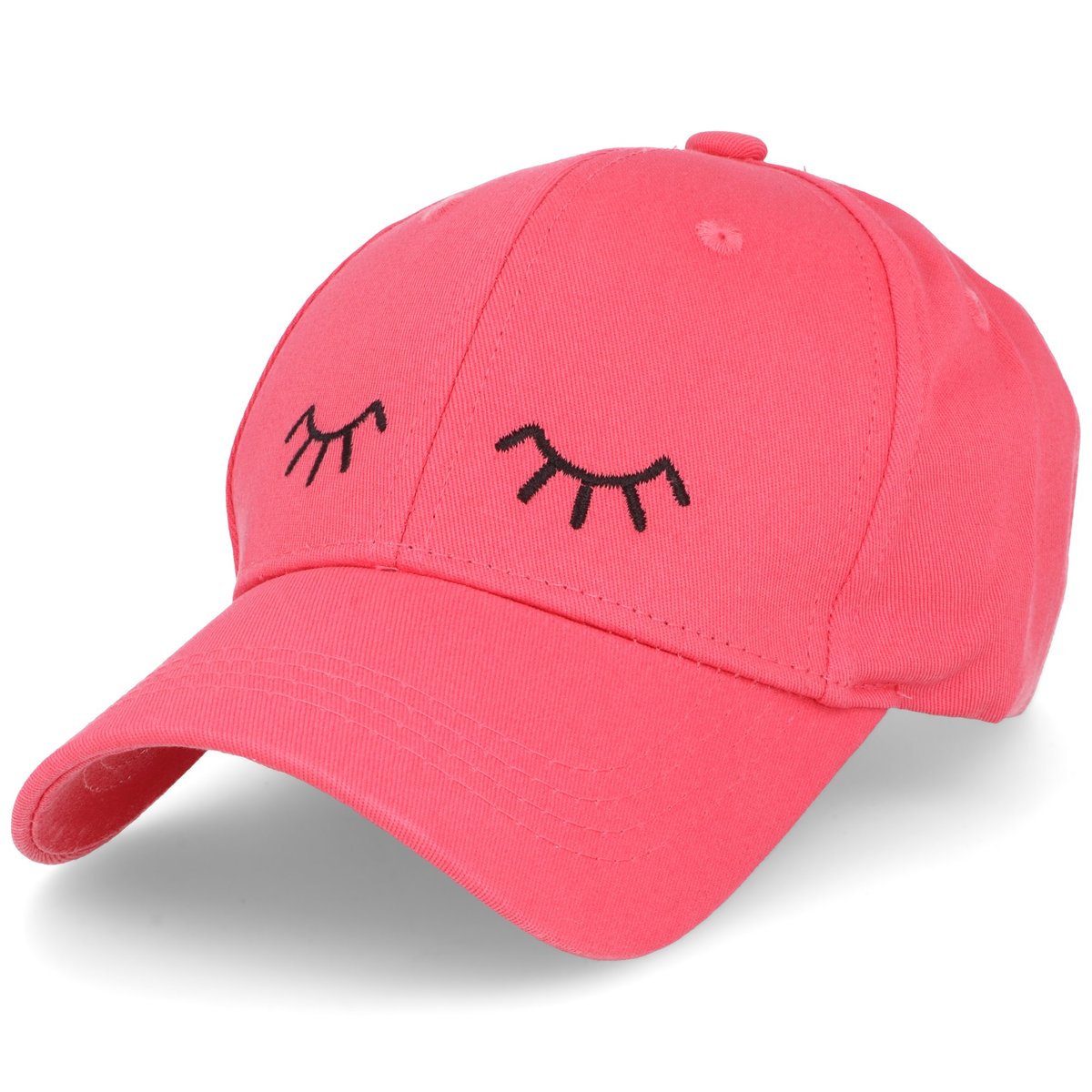 Czapka z daszkiem dla dzieci dziecięca dziewczynki LASH KIDS RED