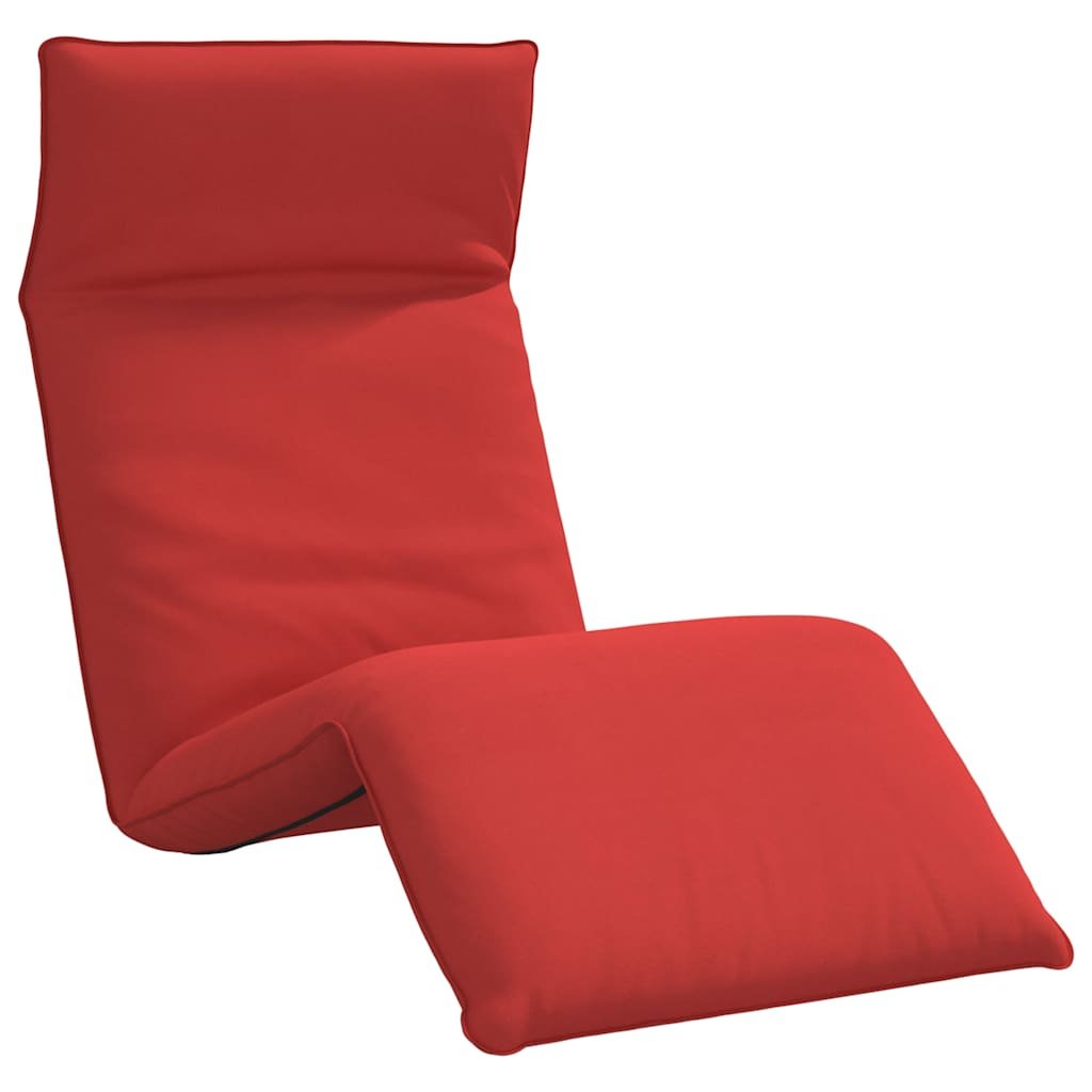 vidaXL Leżak składany czerwony 175x54x8,5 cm Oxford Fabric