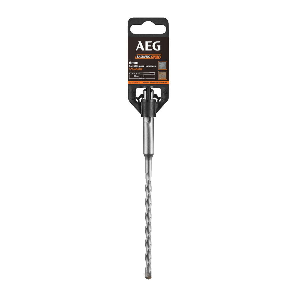 Wiertło do betonu 6 x 160mm SDS+ AEG AAKSDS6160