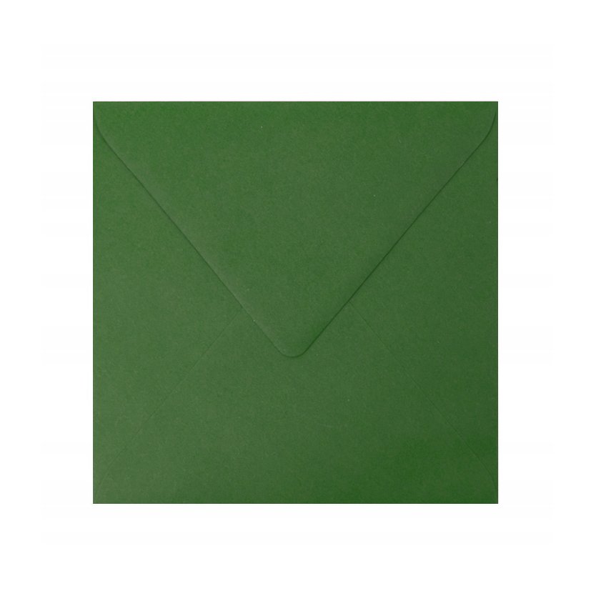 Koperty kwadratowe zielone ciemne 120g/m2 K4 Shan 10 szt