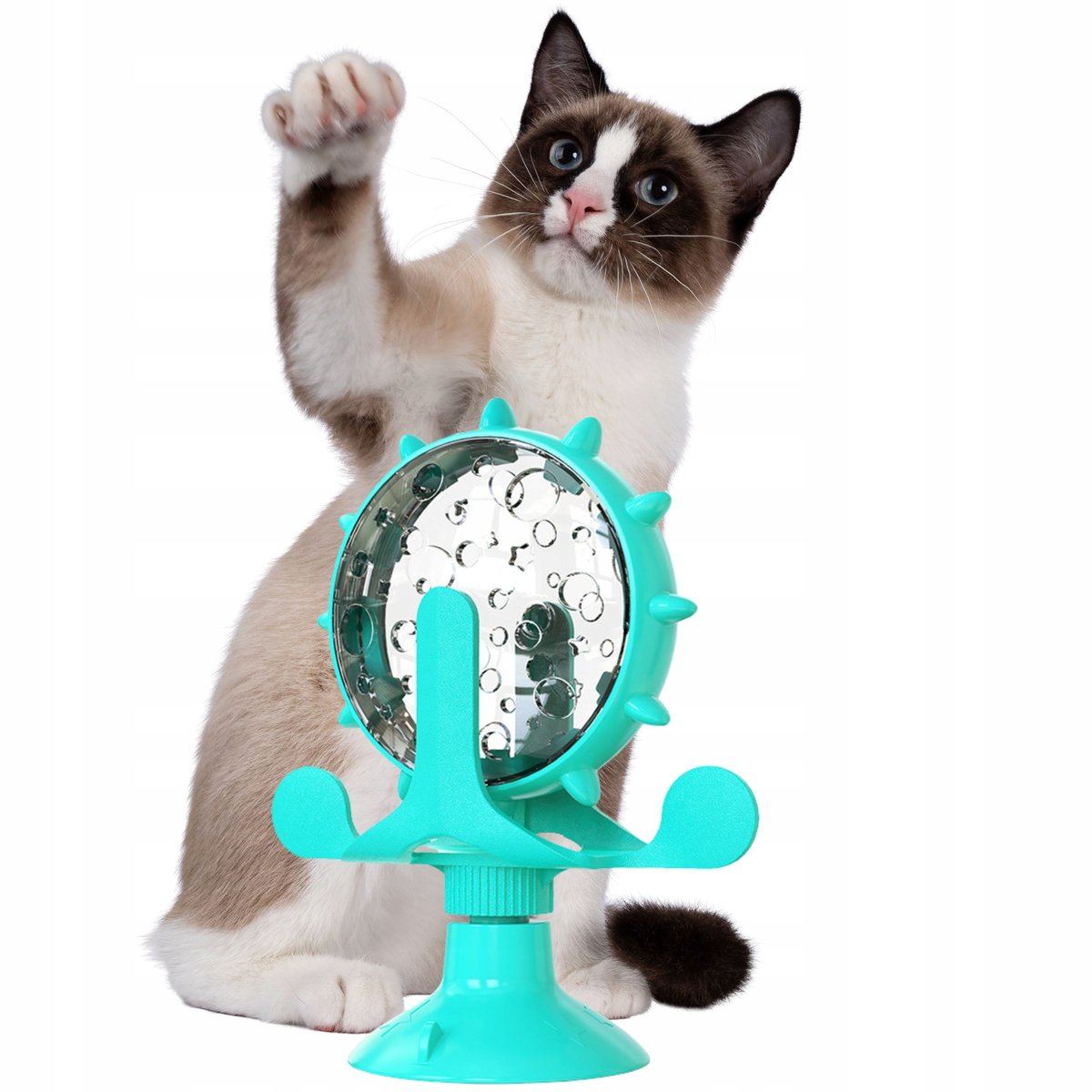 KARUZELA NA SMACZKI Interaktywna Zabawka dla Kota z DOZOWNIKIEM NA KARMĘ