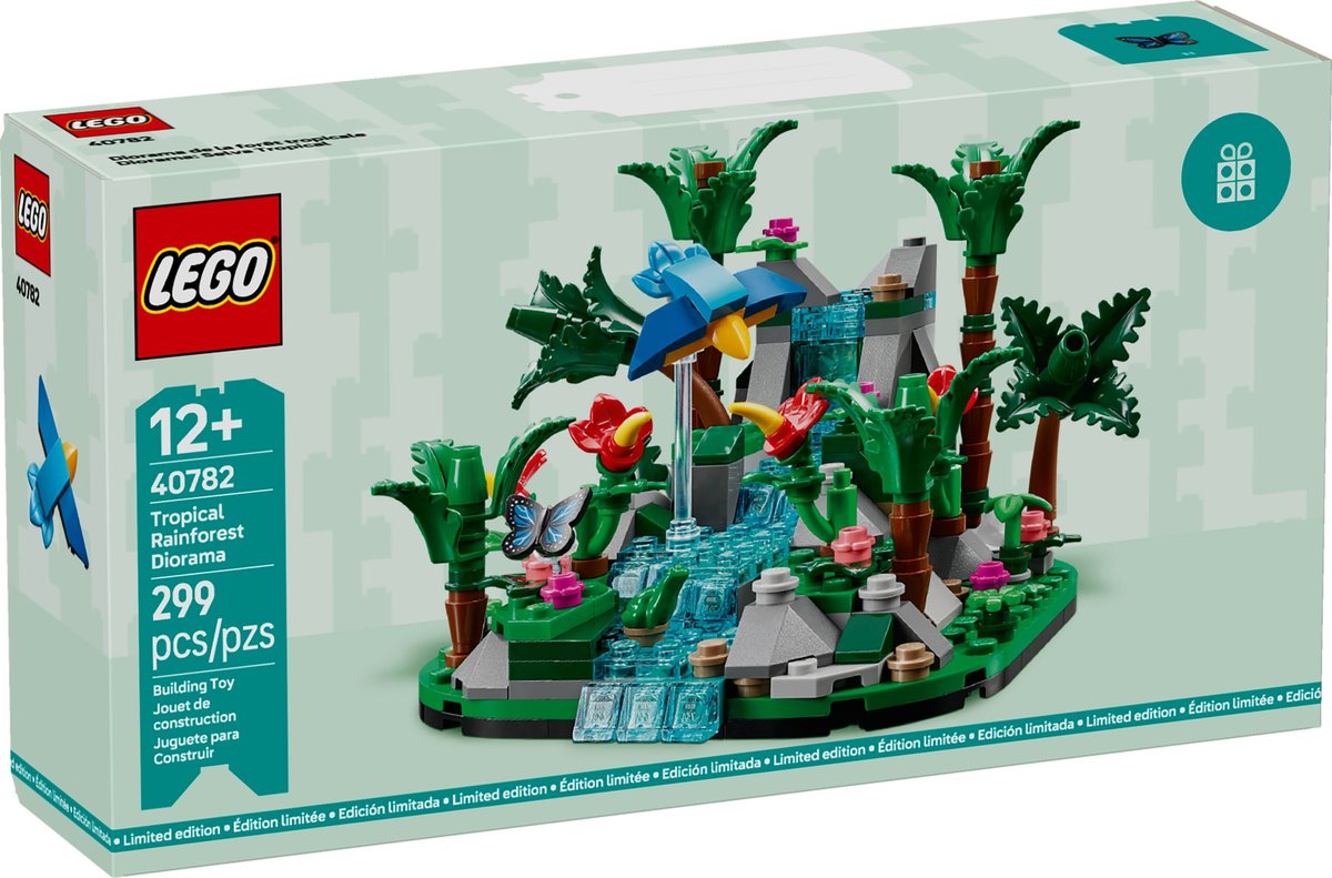 LEGO Inne, 40782, Diorama z tropikalnym lasem deszczowym