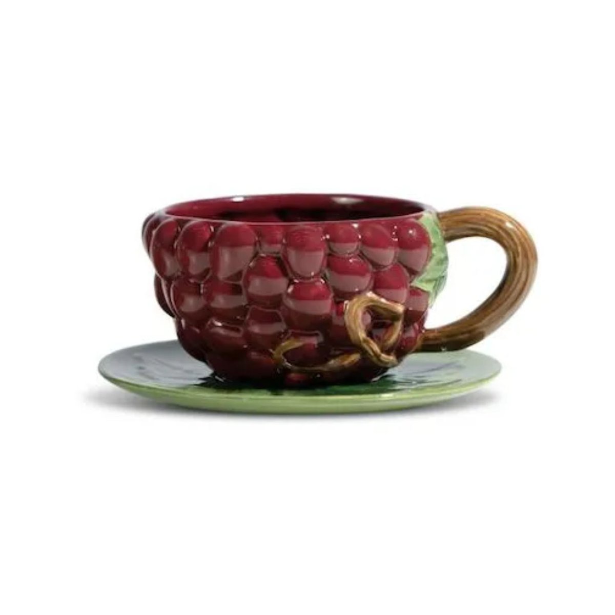 Filiżanka ze spodkiem ByON Red Grape winogrono 260 ml