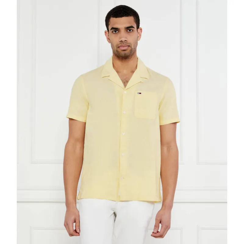 Tommy Jeans Koszula | Regular Fit | z dodatkiem lnu