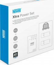 Ładowarka do aparatu Newell Zestaw ładowarka dwukanałowa Newell DL-USB-C i akumulator NP-FZ100 do Sony