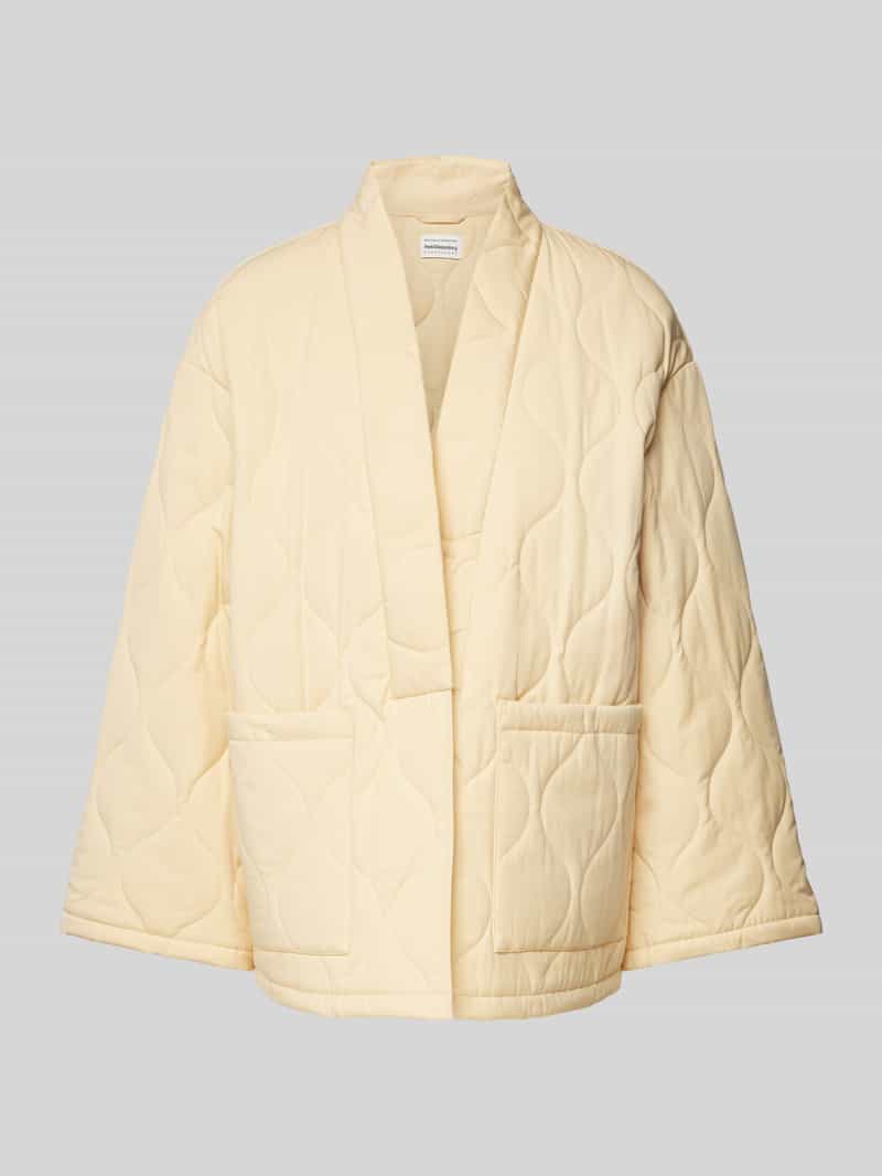 Kurtka pikowana w stylu kimono