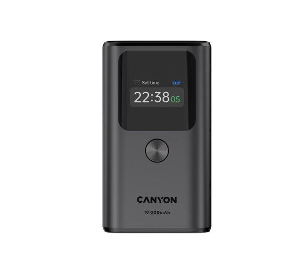 Canyon OnPower 130 TFT 10000mAh PD 30W Grafitowy