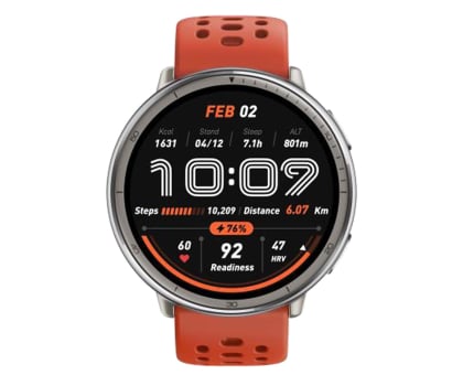 Amazfit Active 2 Czerwony
