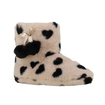 Kapcie damskie kolekcja zimowa wzór serduszka rozmiar 39