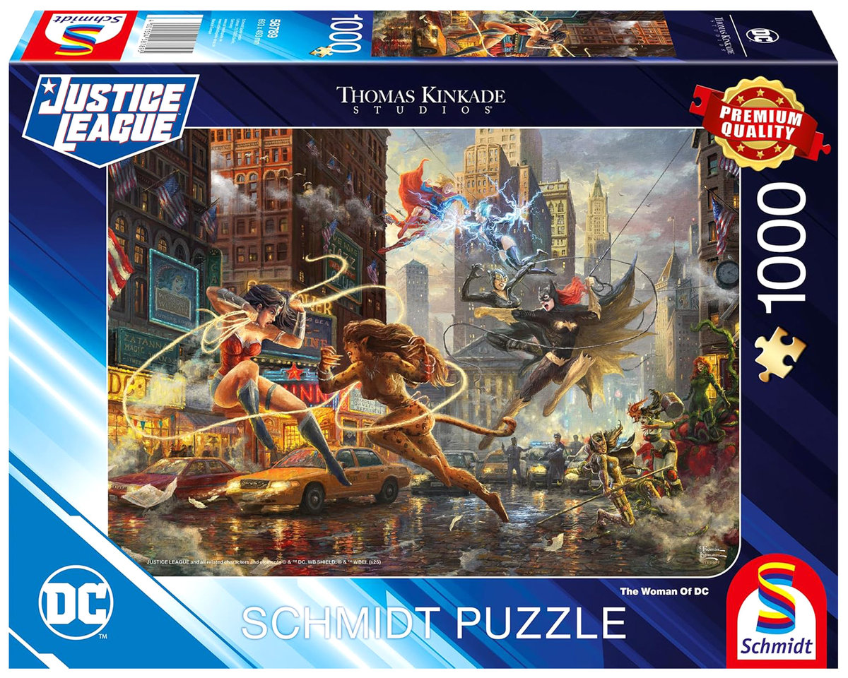 Schmidt, Puzzle PQ THOMAS KINKADE Kobiety z uniwersum DC Comics, 1000 el.