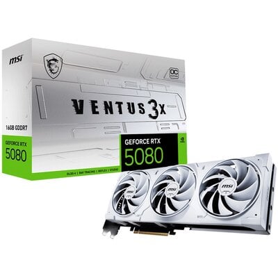 MSI GeForce RTX 5080 Ventus 3X OC White 16GB DLSS 4