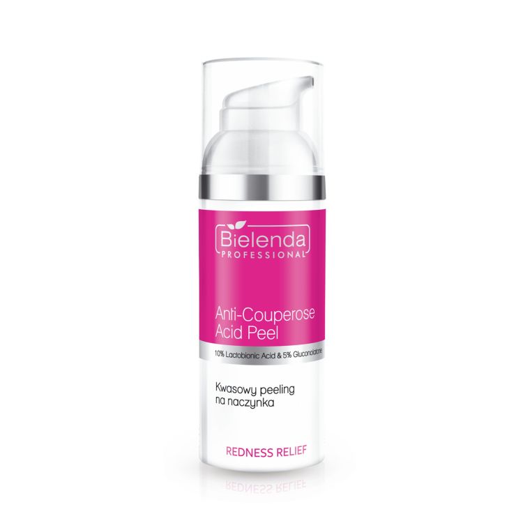 Bielenda Professional Redness Relief, kwasowy peeling na naczynka do twarzy, 50ml