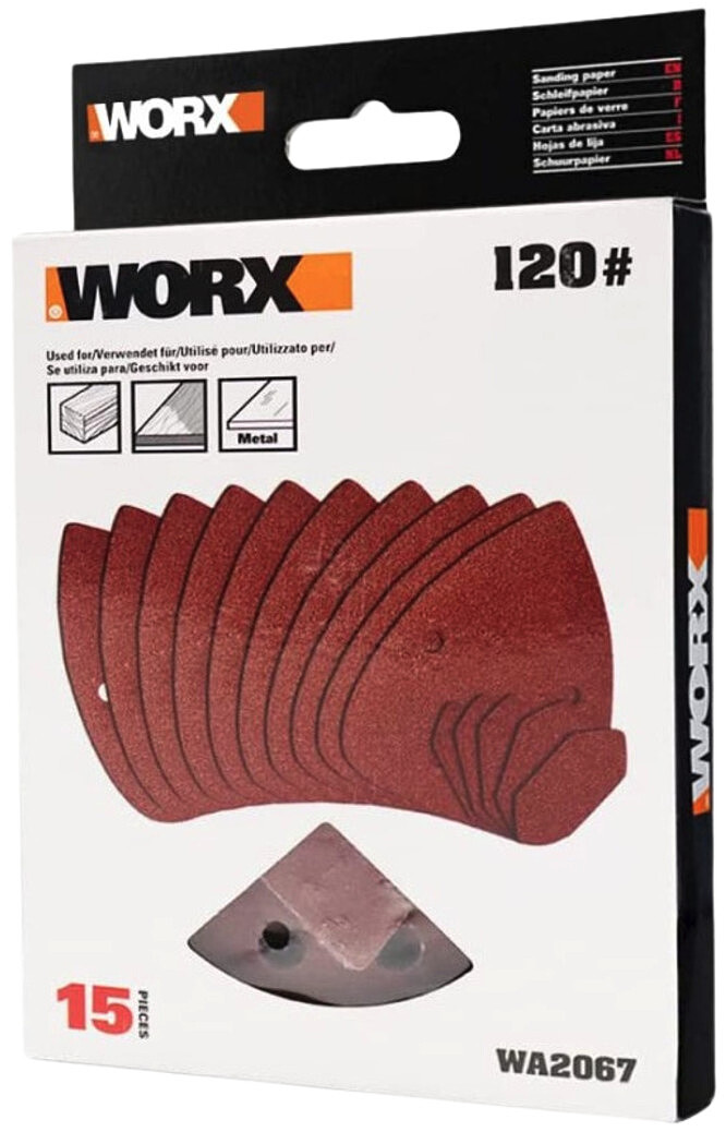 Zestaw papierów ściernych WORX WA2067