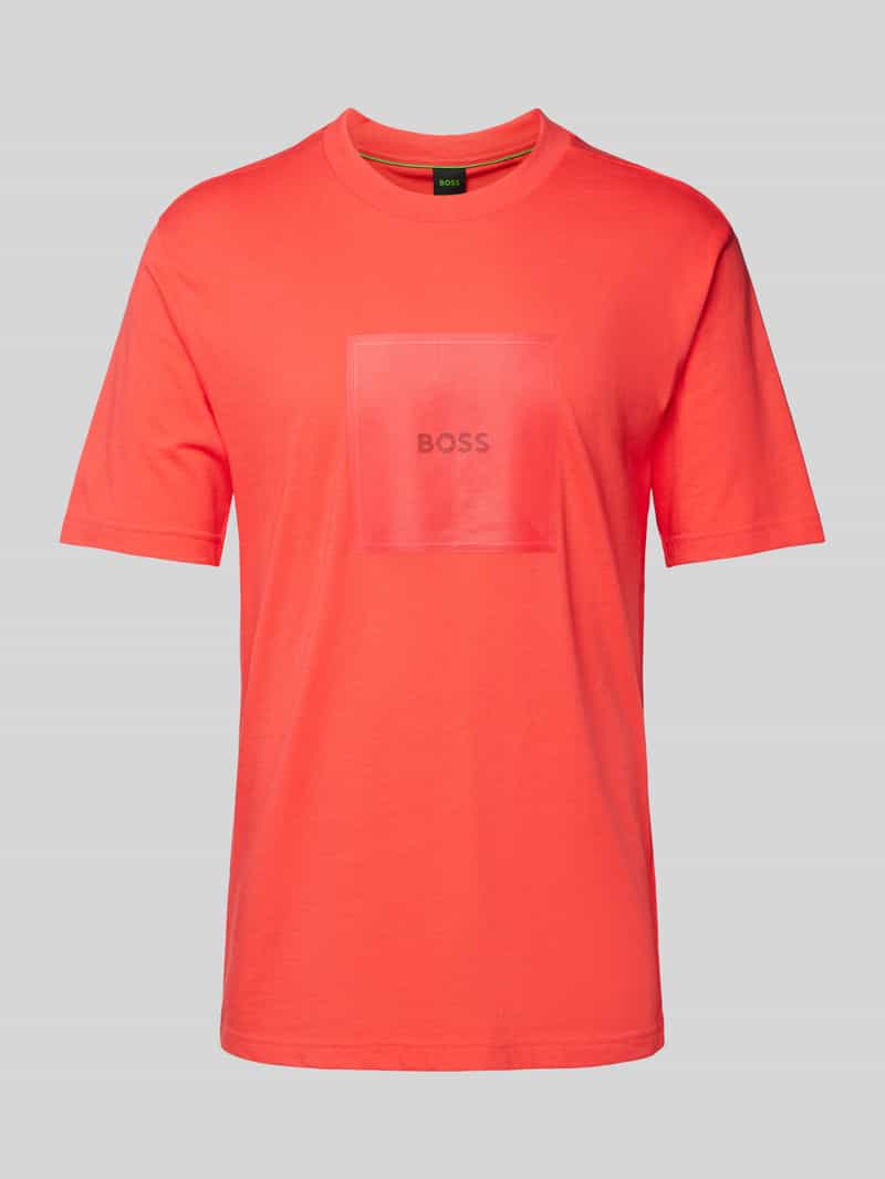 T-shirt z nadrukiem z logo