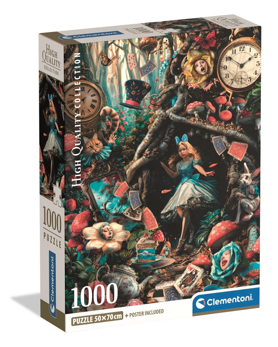 Clementoni, puzzle 1000 compact balloons cappadocia 39935