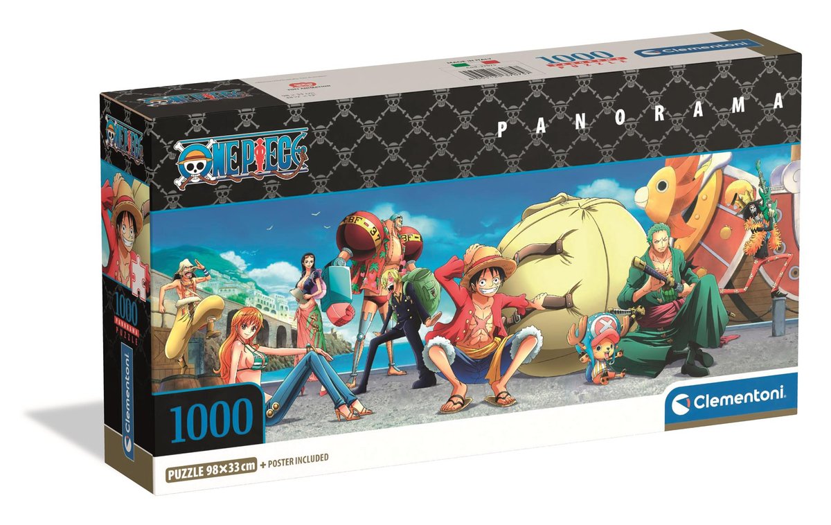 Clementoni, puzzle 1000 panorama compact one piece 37075
