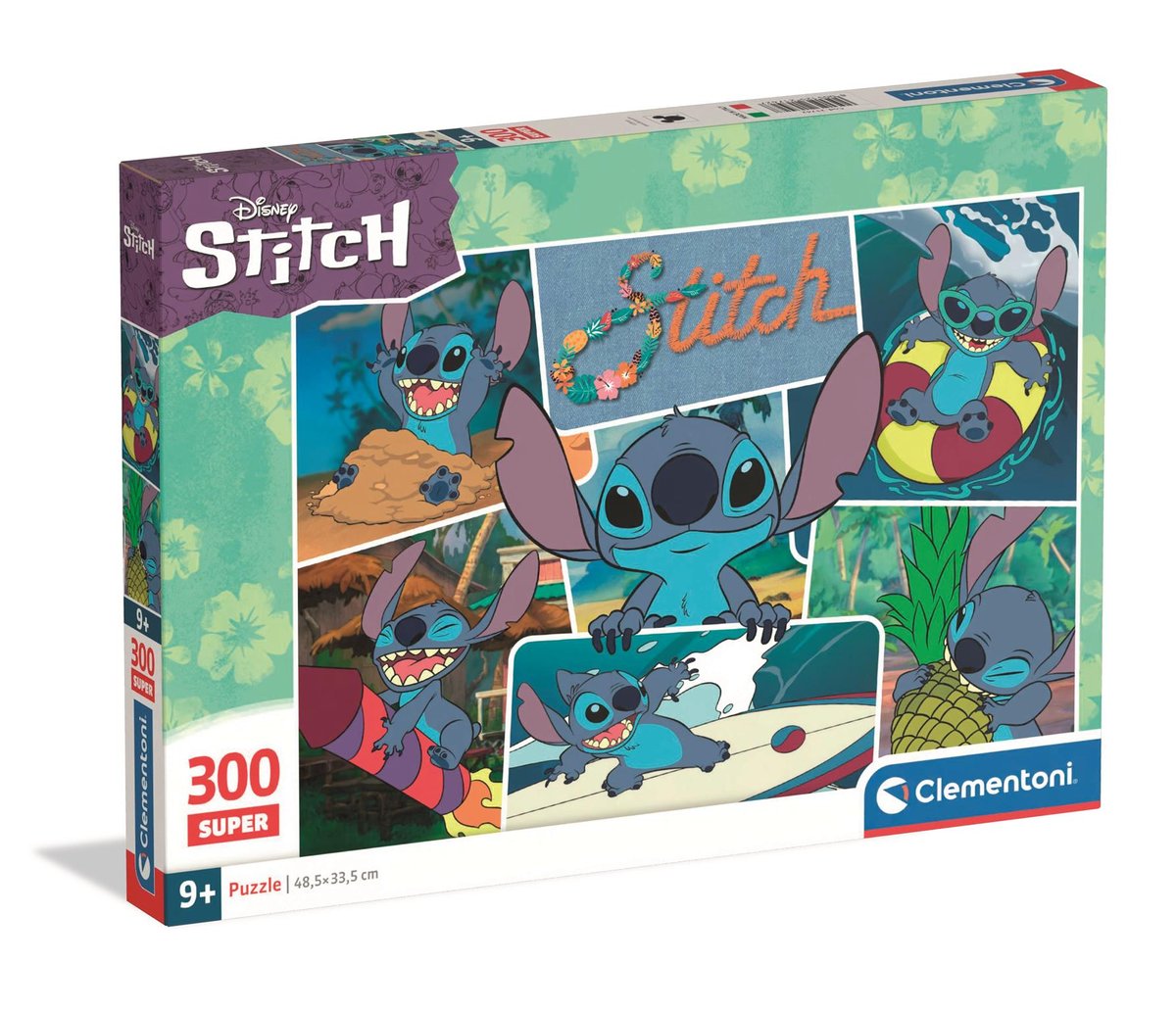 Clementoni, puzzle 300 super stitch 21742