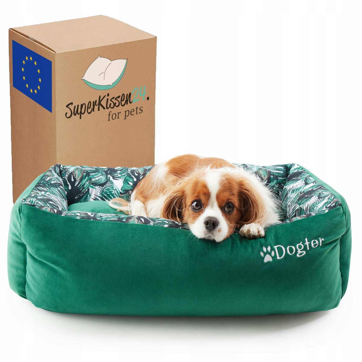 Legowisko dla psa kanapa kojec sofa premium DOGTER EX-GREEN 