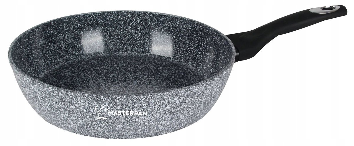 Patelnia Do Smażenia Marmurowa Głęboka 26 Cm Nieprzywierająca Na Indukcję Gaz