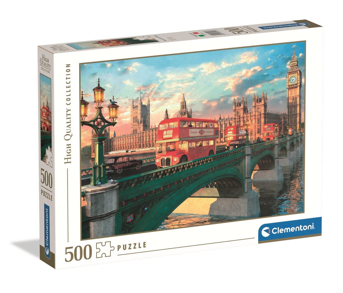 Clementoni, puzzle 500 hq westminster bridge 35569
