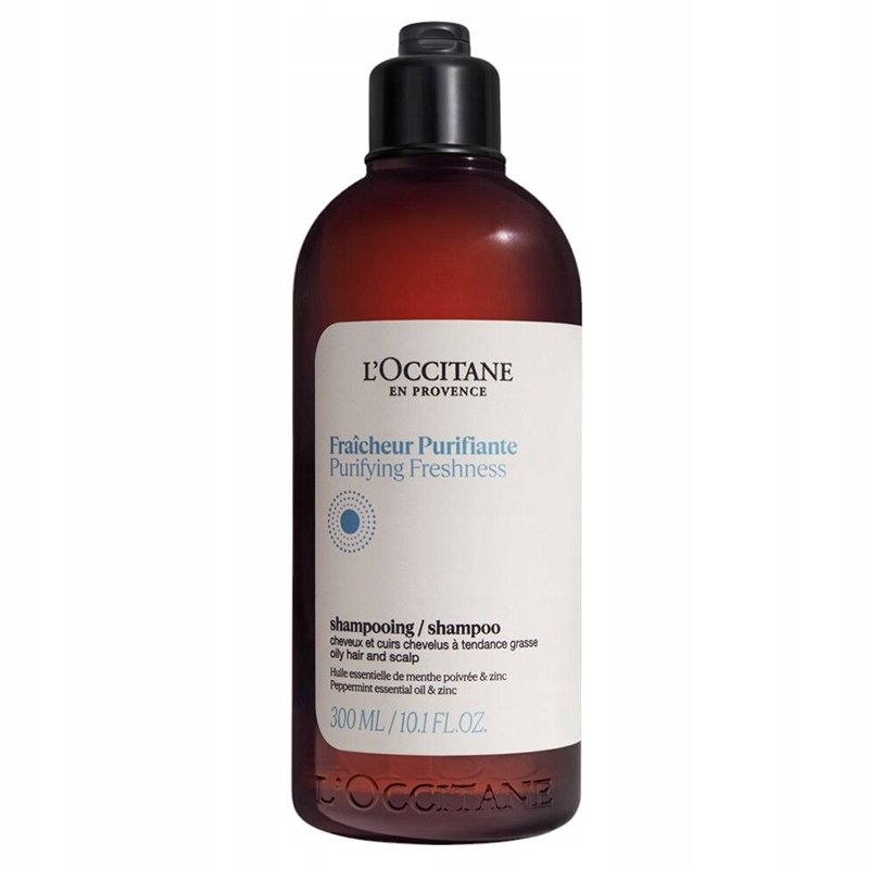 Szampon do włosów L'Occitane Aromakologia z olejkiem z mięty 300 ml