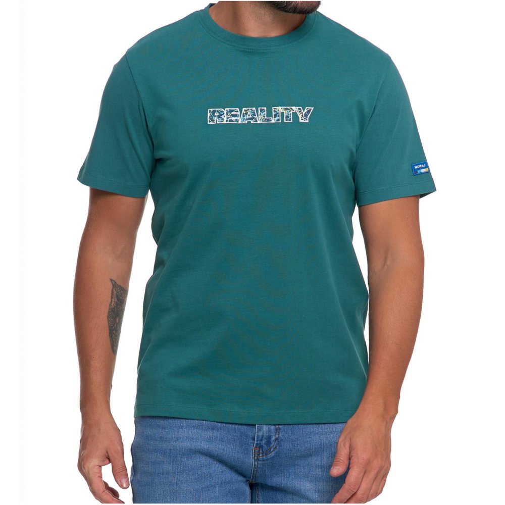 Męska koszulka T-shirt z napisem TURKUSOWY L