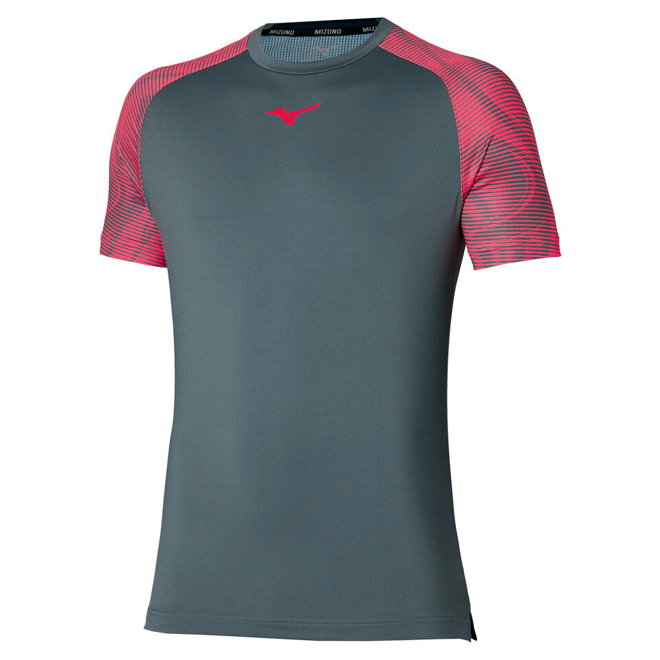 Koszulka męska Mizuno Charge Shadow Tee Turbulence XL